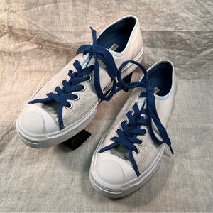 Jack Purcell converse beige and blue 6.5